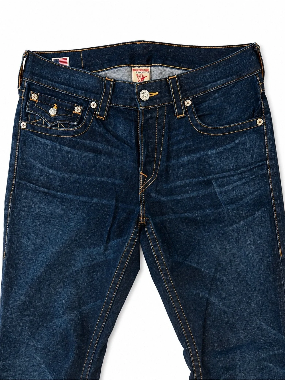 True Religion Men’s Indigo Straight Jeans